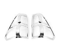 Hidyliu 2pcs Taillight Trim Chrome Decorative Frame Stylish and Durable Tail Light Cover for Sr5 2015-2017 ABS Electrosilvering