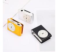 Hidyliu 3.5mm USB MP3 Player Compact Clip with Rechargeable Battery for Music On-The-Go - Mini Size 4.3**1.4CM (h)