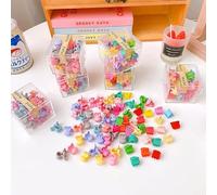 Hidyliu 36pcs Cute Mini Claw Clips for Kids, Multicolor Cartoon Hair Accessories for Daily Life, Safe Acrylic Material, Perfect for Christmas Parties (Type 7)