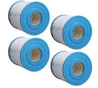 Hidyliu 4 Pack Swimming Pool Filter Cartridge, for SPA Pool Vacuum Cleaner Filter Replacement with AF25, PP Polyester Fiber Cloth, 7.3x7.1 inch