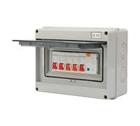 Hidyliu 4 Way Consumer Unit 63A 30mA RCD with Compact Design and High Breaking Capacity for Garages and Workshops