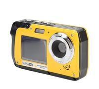 Hidyliu 4K 56MP Dual Screen Digital Camera, 10ft Underwater Video Camera with 3.0in Rear IPS Screen and 2in Front IPS, for Outdoor