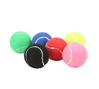 Hidyliu 6Pcs Tennis Training Balls Soft and Elastic Cashmere Rubber Tennis Set Ideal for Youth Training and Campus Exercises