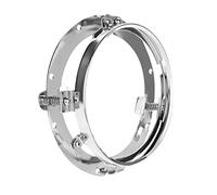 Hidyliu 7 Inch Round Ring Headlight Mounting Bracket for Durable Aluminum Alloy Design for LED Headlights (Silver)