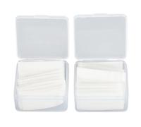 Hidyliu 80PCS Self Adhesive Eyelash Strips Reusable Long Lasting Hold for Comfortable Wear Synthetic Rubber 3.3cm (White)