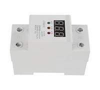 Hidyliu AC Undervoltage Relay Automatic Reconnect Voltage Protector for Home Appliances 2P/63A Flame Retardant Digital Monitor