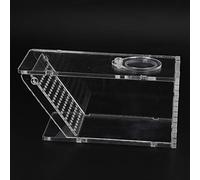 Hidyliu Acrylic Fish Trap Catcher Box for Efficient Crab Catching in Aquariums, Safe and Hygienic Design, 6 X 6 X 13cm, 1 Unit