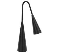 Hidyliu Agogo Bell Hand-Held Percussion Instrument with Durable Plastic Rod for Educational Music Play Black 1 Unit
