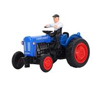 Hidyliu Alloy Farm Tractor Toy Engaging Simulation Model for Kids Learning Over 3 Years Old (Blue)