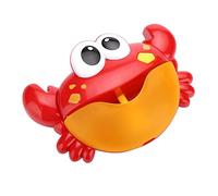 Hidyliu Automatic Crab Bubble Maker Toy for Kids with 12 Songs Cute and Eco-Friendly Bath Accessory for Baby Shower Fun