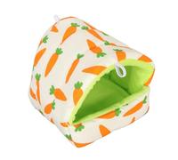 Hidyliu Bird Bed House for Hamster and, Cozy Thickened Cotton Linen Warm Bed, Perfect for Indoor or Outdoor Use (Large)