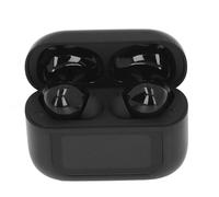 Hidyliu Bluetooth 5.4 Wireless Earbuds with Touchscreen Charging Case Noise Canceling for Running Sports with Adjustable Night Light (Black)