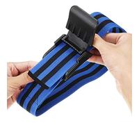 Hidyliu Body Building Arm Strap 2 Pcs Set Blood Restriction Bands for Enhanced Muscle Growth - Easy Tie and Comfortable for Home Gym Workouts - 60cm By 5cm Size (blue)