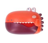 Hidyliu Bubble Machine Bath Toy Cute Design Automatic Bathtub Bubble Maker for Babies and Toddlers Plastic 1 Unit (Orange)