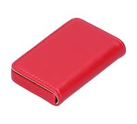 Hidyliu Business Card Holder Magnetic Buckle Durable PU Leather Large Capacity Organizer for Office Managers Gifts (001#)