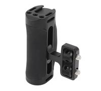 Hidyliu Camera Cage Side Handle Grip with Comfortable Silicone Texture and Cold Shoe Mount for Videography Aluminum Alloy Design