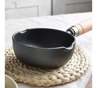 Hidyliu Cast Iron Pot Even Heating Multifunctional Non Stick Cookware for Kitchen Purpose 1 Unit (Large)