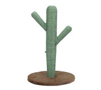Hidyliu Cat Scratching Post Stable Base Scratcher Tree for Indoor Small Cats Pine Wood Green 1 Unit