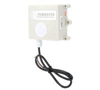 Hidyliu CO2 Sensor 3-In-1 Precision Carbon Dioxide Temperature Humidity Transmitter for Environmental Monitoring Durable PVC 1 Unit