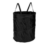 Hidyliu Collapsible Trash Can Strong Durable for Outdoor Picnic and Garden Use 1 Unit (Black)