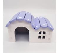 Hidyliu Colourful Hamster House Hideout Durable for Small Pets Mice and Hamsters Compact PVC Material Safe Rounded Design 1 Piece (#4)