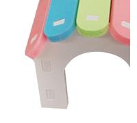 Hidyliu Colourful Hamster House Hideout Durable for Small Pets Mice and Hamsters Compact PVC Material Safe Rounded Design 1 Piece (#5)