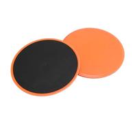 Hidyliu Compact Exercise Sliders Durable Fitness Gliders for CORE Strength Training At Home or Office 2 Units (Orange)