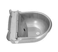 Hidyliu Cow Automatic Water Feeder Stainless Steel with Valve System for Livestock 10.8 X 10.6 X 4.7in