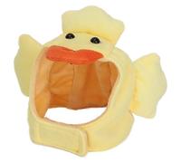 Hidyliu Cute Animal Duck Shape Pet Hat Cosplay Accessory for Pet Cat, Soft Plush Fabric, 36cm Long, Perfect for Parties and Festivals