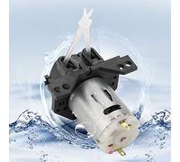 Hidyliu DC12V/24V Peristaltic Pump Adjustable Self-Priming Dosing Pump for Aquarium Lab Analysis Black (12V 1 * 3)