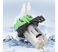 Hidyliu DC12V/24V Peristaltic Pump Adjustable Self-Priming Dosing Pump for Aquarium Lab Analysis Black (24V 3 * 5)