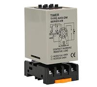 Hidyliu Delay Timer Relay AH3-DM with Digital Display, High Accuracy Dual Mode Timing for Home Automation, AC220V, Easy to Install, 1 Unit