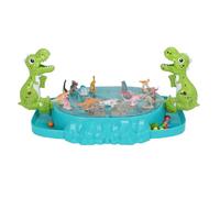 Hidyliu Dinosaur Battle Game with Punishment Disk and 24 Beads, Classic Competitive Gameplay for Children, Safe and Durable Plastic