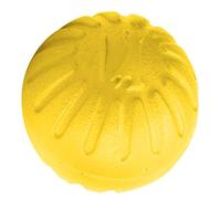 Hidyliu Durable Dog Chew Ball Toy for Teeth Cleaning and Boredom Relief for Outdoor Fun Lightweight Portable 1 Piece (Yellow)