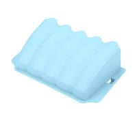 Hidyliu Durable Pet Grass Feeder Non- Plastic Bowl for Rabbits and Rats, Easy Install and Clean, Colorful Options for Any Home (Blue)