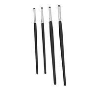 Hidyliu Eye Makeup Brush Kit Fluffy Comfortable Brushes for Creating Eyeliner and Eye Shadow 4pcs