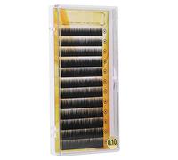 Hidyliu False Eyebrow Extension Soft and Comfortable Fake Eyebrow Enhancer for Look Individual Eyebrows 5-8mm Mixed Black 12pcs