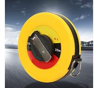 Hidyliu Fiberglass Tape Measure Soft Ruler Durable Measuring Tool for Building Surveying and Construction, Compact Size, Lightweight 5m (30CM)