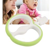 Hidyliu Fruit Shaped Silicone Baby Toothbrush Cute Design Double-Sided Cleaning for Infants Eco-Friendly Material Pink and Yellow (Green)