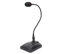 Hidyliu Gooseneck Microphone with Clear Sound and Adjustable Features for Desktop Use and Public Speaking 6.35mm Connection