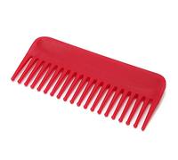 Hidyliu Hair Detangling Wide Tooth Comb Smooth Rounded Tips Portable No Handle 1 Unit Ideal for Salon and Home Use (Red)