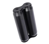 Hidyliu Handheld Roller Toy,Stress Relief Roller Anxiety Fidget Toy, Handheld Sensory Tool with Dual Bearing Rollers Matte Black Aluminum Alloy for Office Travel Classroom Gifts