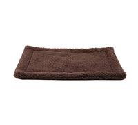 Hidyliu Hedgehog Bed Mat Soft Plush Sleeping Pad for Small Pets Like Guinea Pigs and Rats 31 * 20cm (Dark Brown)