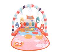 Hidyliu Infant Play Mat Kick Piano Educational Soft Baby Gym Mat for Early Development and Sensory Stimulation 30.3 X 21.7 X 17.3in (Orange)