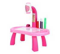 Hidyliu Kids' Drawing Projector Toy, Fun Painting Desk Projector for Imaginative Learning, Made From Eco-Friendly ABS for Safe Play, Ideal for Creative Development (Pink)