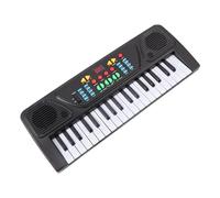 Hidyliu Kids Keyboard Piano 37 Keys Multifunctional Educational Musical Toy with Microphone for Early Learning and Development