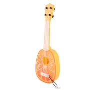 Hidyliu Kids Ukulele Educational Toy Lightweight Easy to Learn Instrument for Toddlers Indoor and Outdoor Fun (Orange)