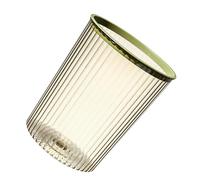 Hidyliu Large Capacity Trash Can Minimalist Design Transparent Garbage Container for Home Use 23 X 28.5cm (Green)