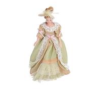 Hidyliu Lifelike Dollhouse Mini Ceramic People with Good Stability Rotatable Limbs Suitable for Dollhouse Accessories Above 3 Years Old