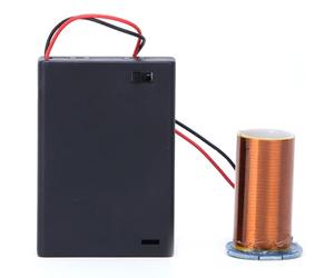 Hidyliu Mini Coil Assembly Kit for Student Experiments High Efficiency Light-based Design Battery Powered 3 X AA Not Included (Finished Product)